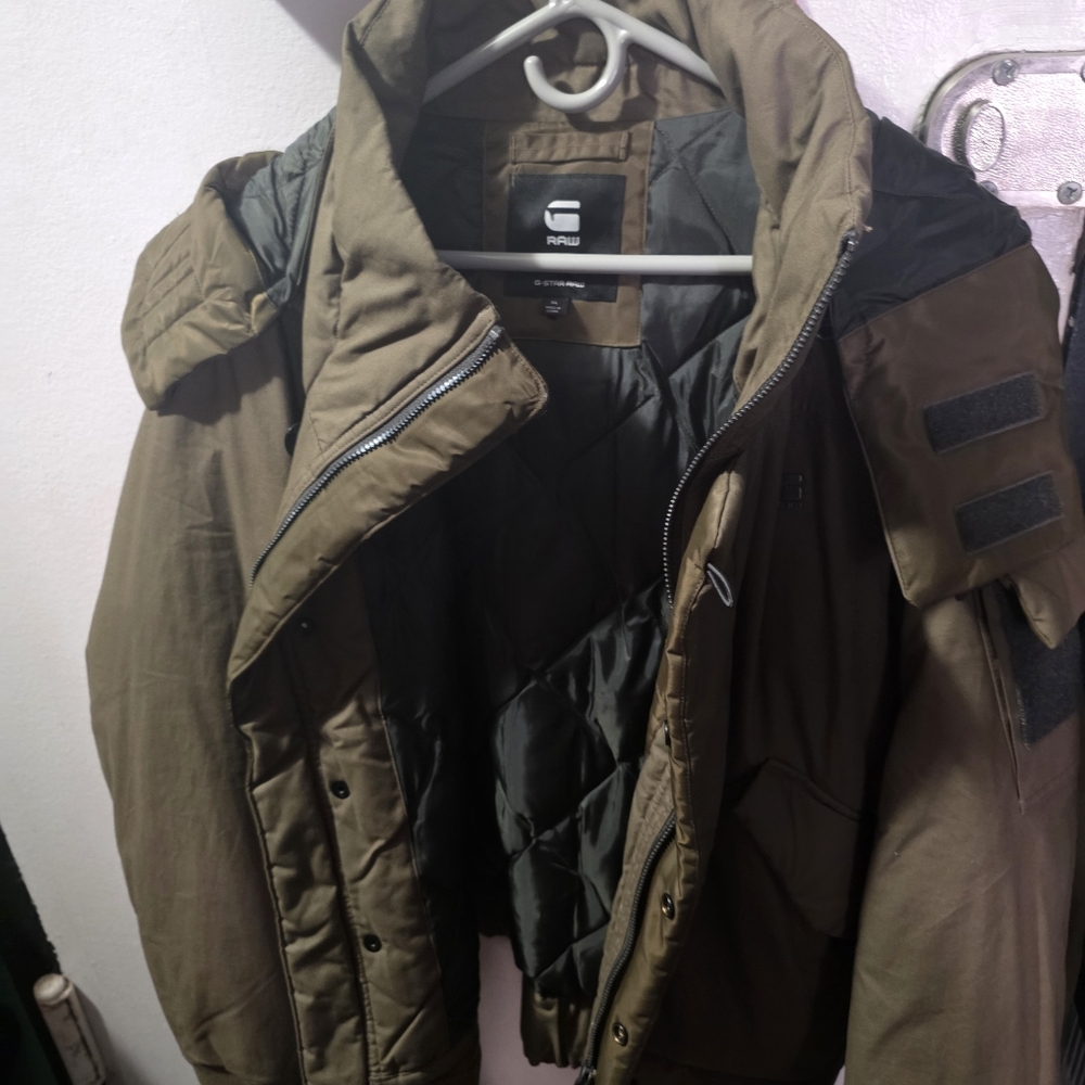 G-Star Men's Military Green Bomber